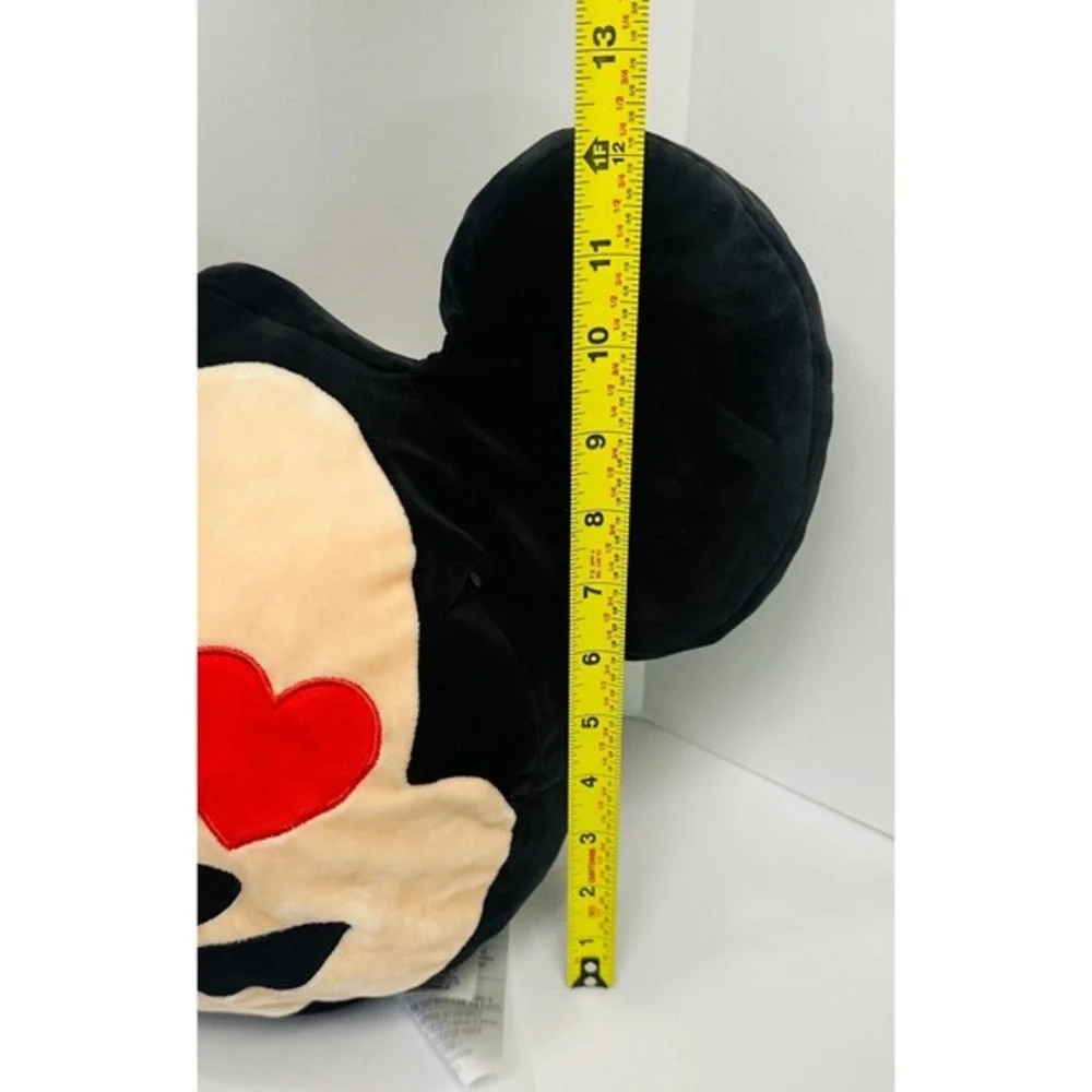 Disney Store Mickey Mouse Two Sided Heart Eyes & Smile 12